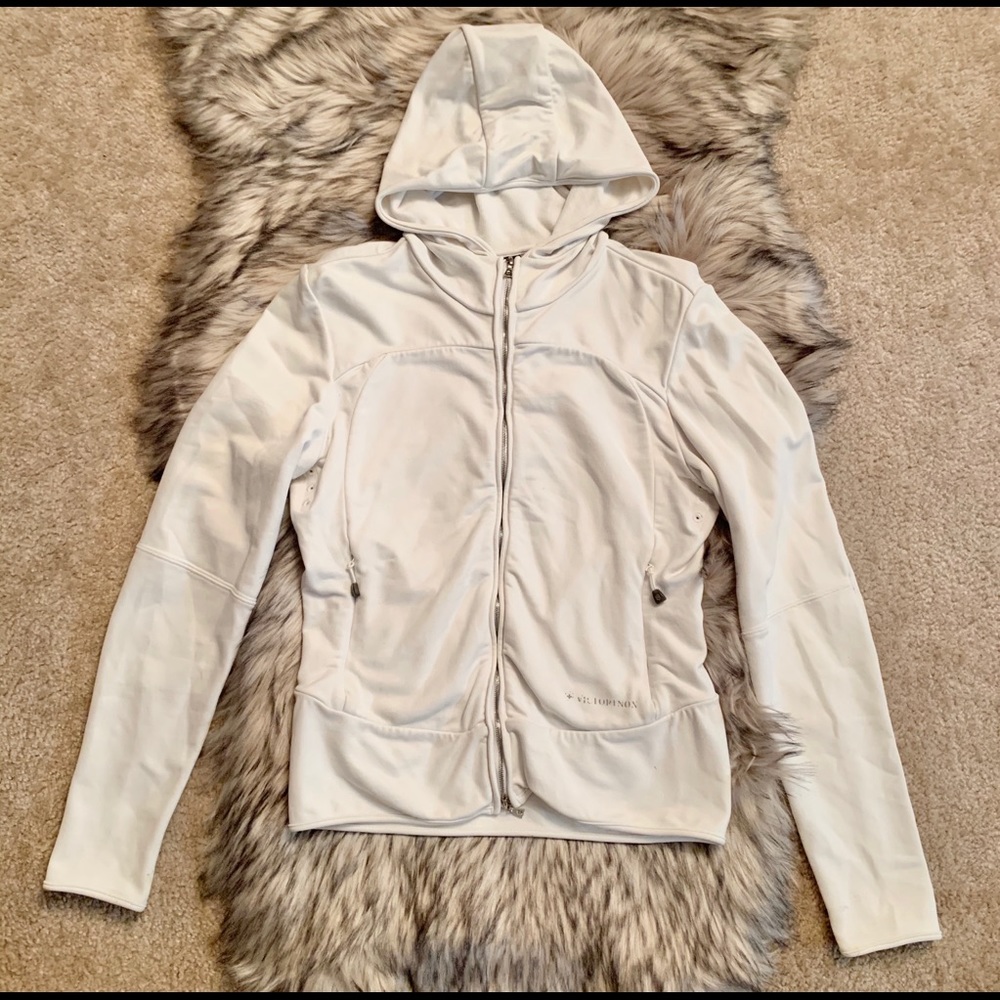 Victorinox Swiss Army Jacket Hoodie White Zip XS